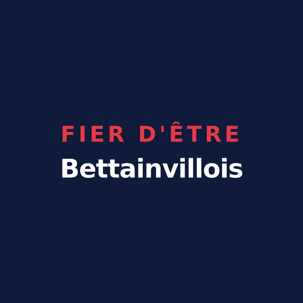 T-shirt « Fier d'être Bettainvillois » — design pour Bettainvillers