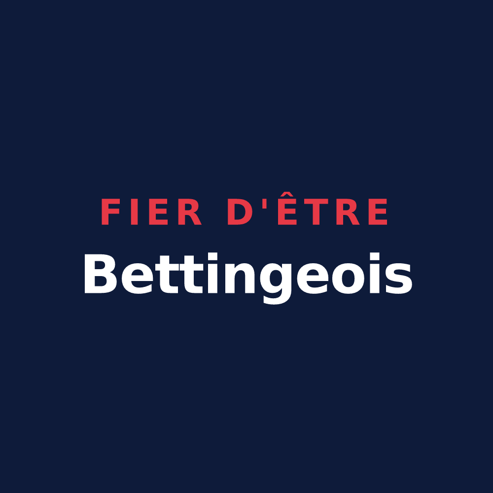 T-shirt « Fier d'être Bettingeois » — design pour Betting