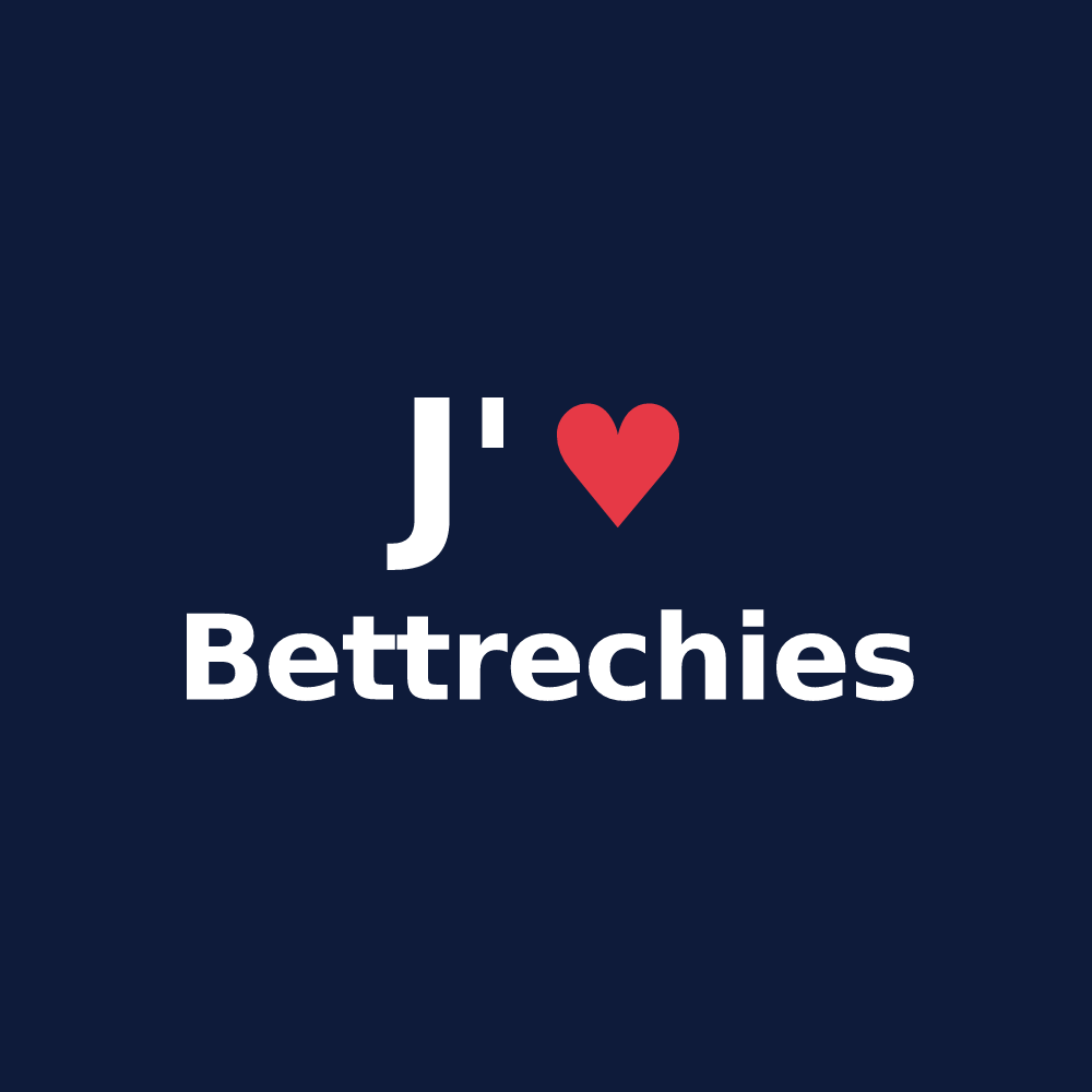 T-shirt personnalisé Bettrechies — design J'aime Bettrechies