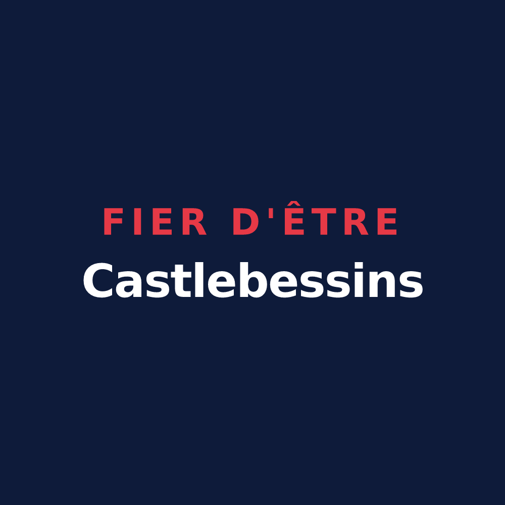 T-shirt « Fier d'être Castlebessins » — design pour Betz-le-Château