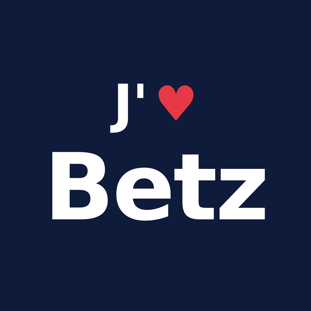 T-shirt personnalisé Betz — design J'aime Betz