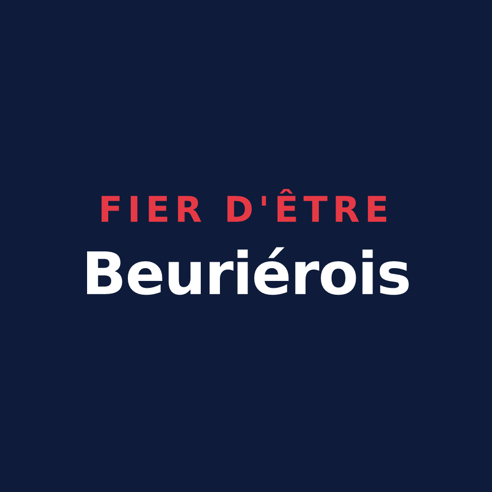T-shirt « Fier d'être Beuriérois » — design pour Beurières