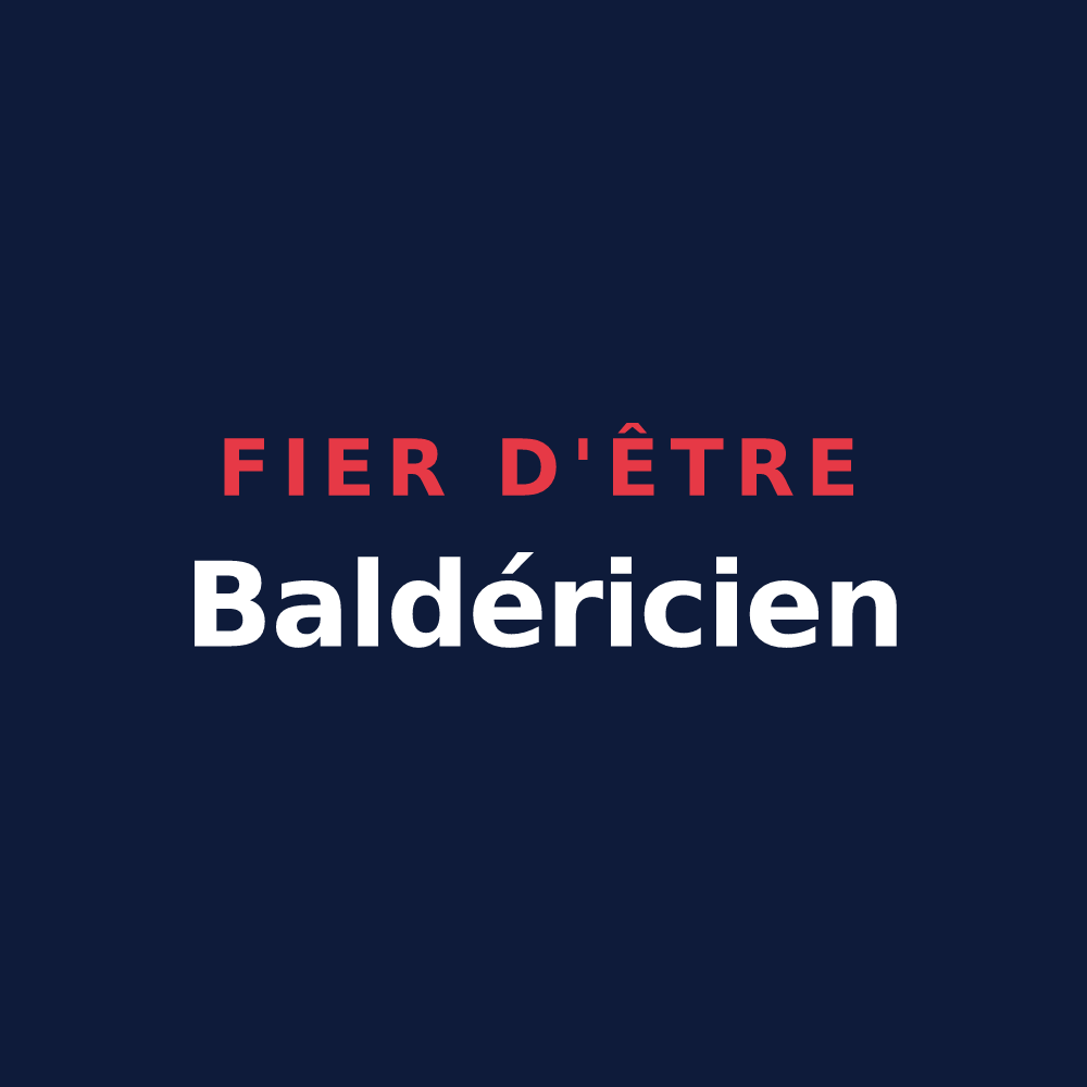 T-shirt « Fier d'être Baldéricien » — design pour Beurizot