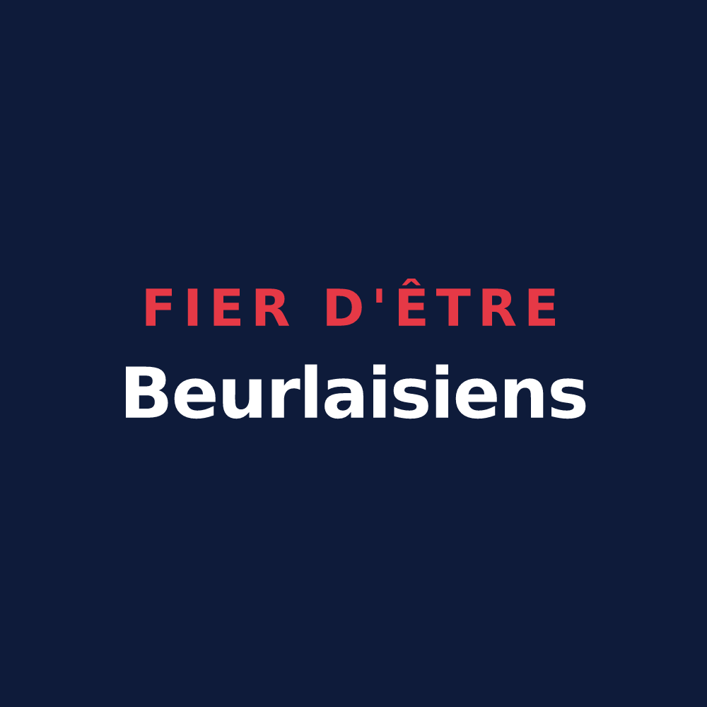 T-shirt « Fier d'être Beurlaisiens » — design pour Beurlay