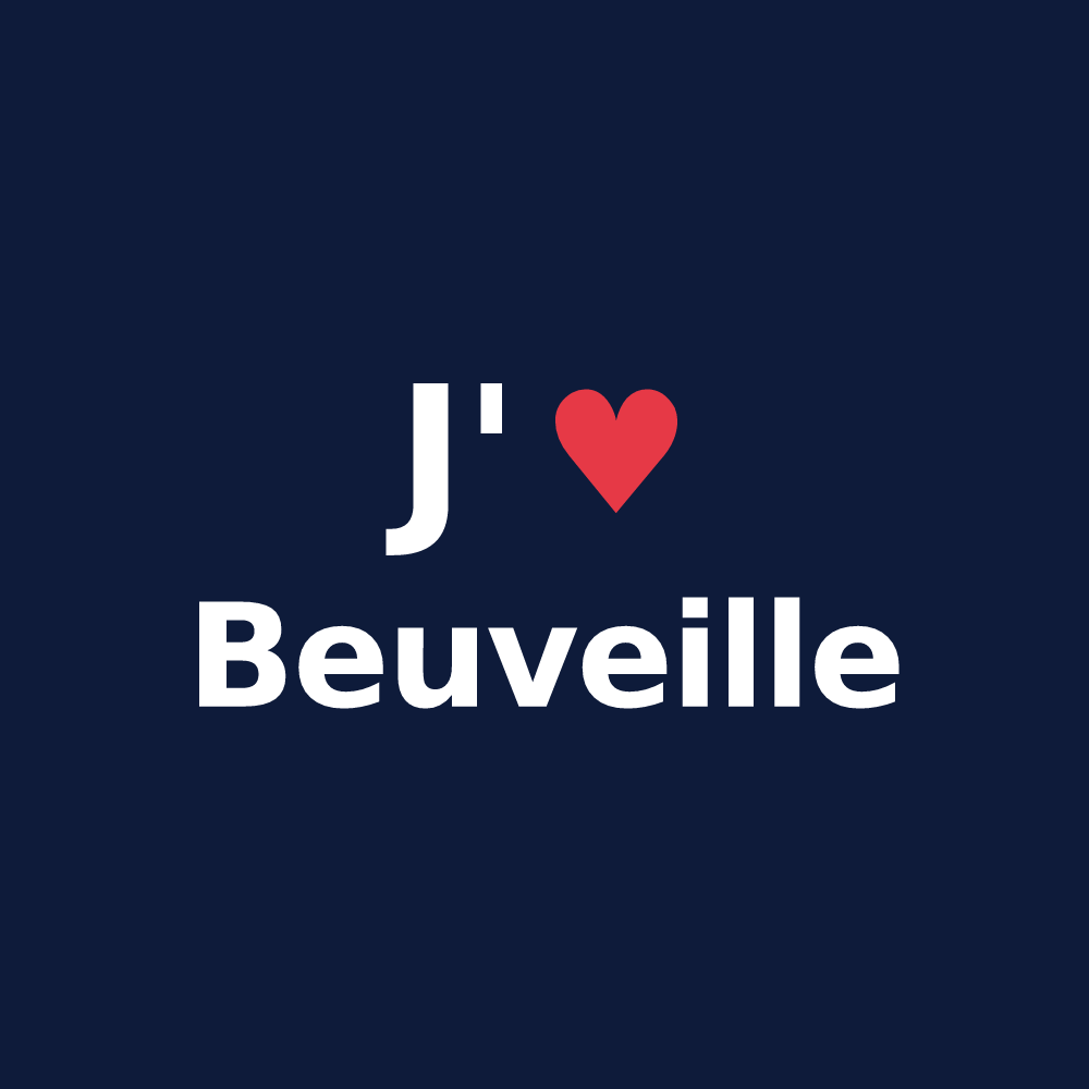 T-shirt personnalisé Beuveille — design J'aime Beuveille