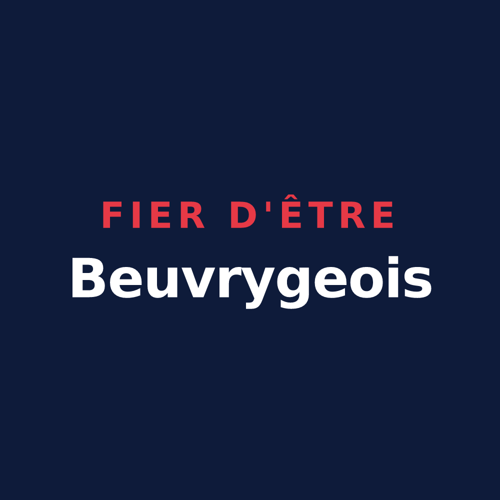 T-shirt « Fier d'être Beuvrygeois » — design pour Beuvry