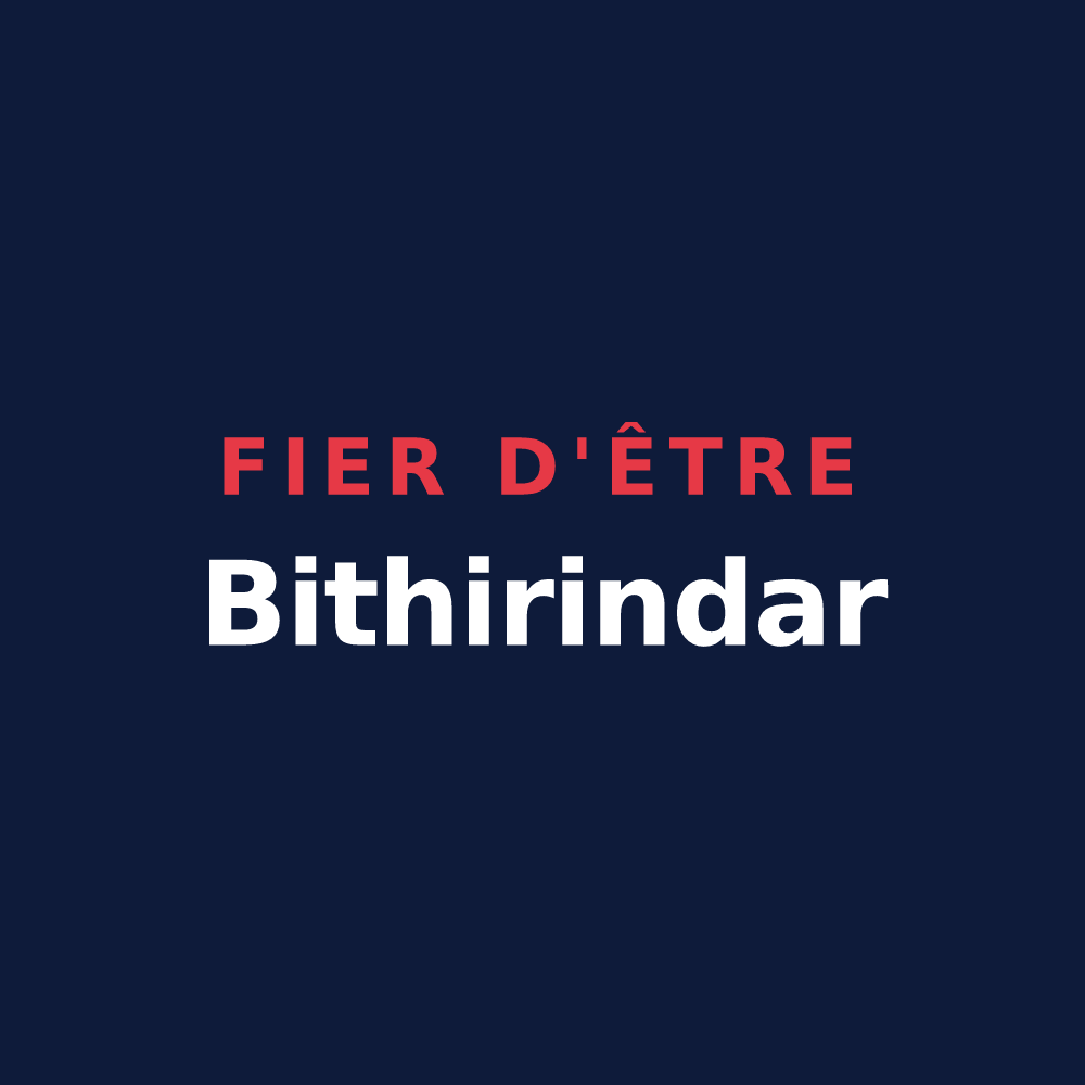 T-shirt « Fier d'être Bithirindar » — design pour Beyrie-sur-Joyeuse