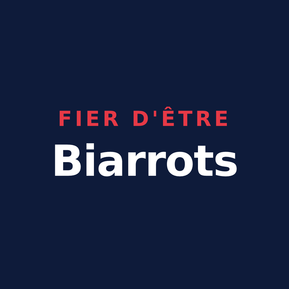 T-shirt « Fier d'être Biarrots » — design pour Biarritz