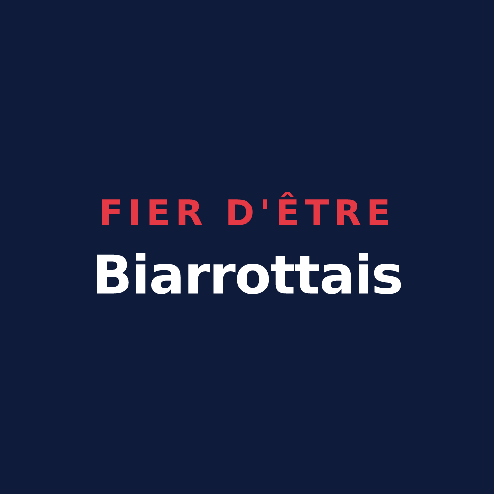T-shirt « Fier d'être Biarrottais » — design pour Biarrotte