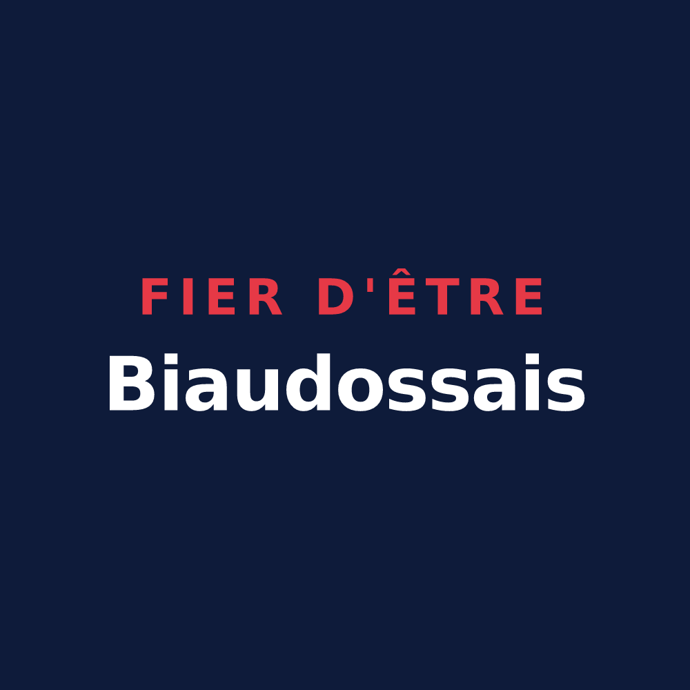 T-shirt « Fier d'être Biaudossais » — design pour Biaudos