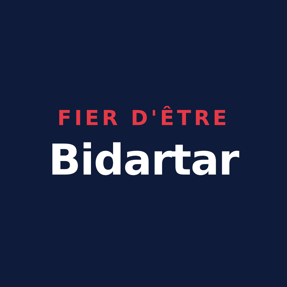T-shirt « Fier d'être Bidartar » — design pour Bidart