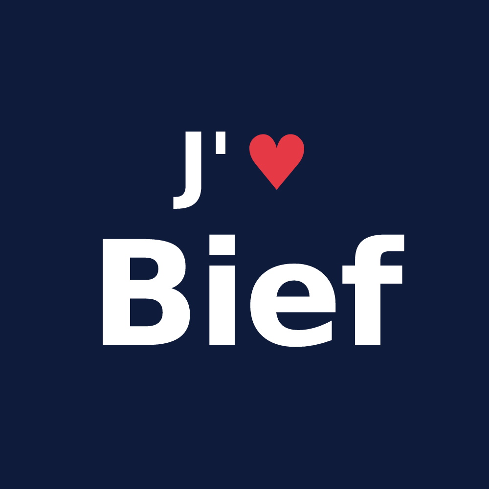 T-shirt personnalisé Bief — design J'aime Bief