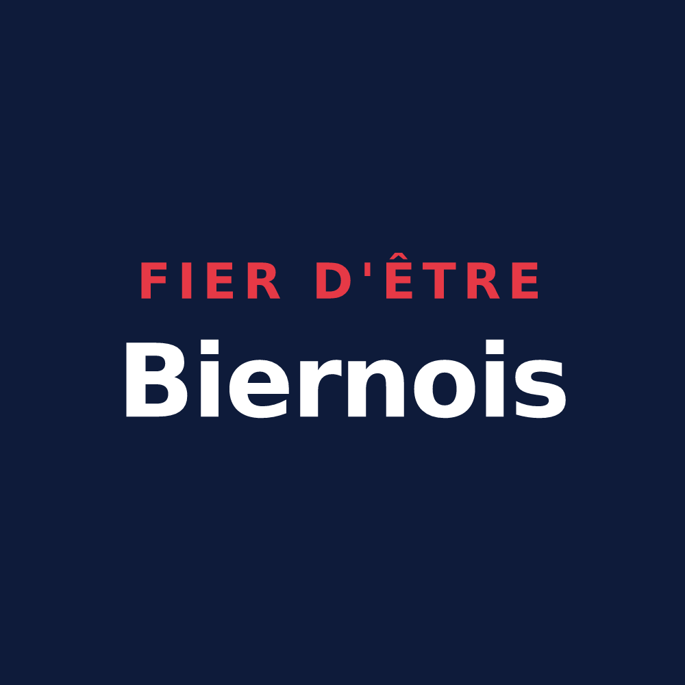 T-shirt « Fier d'être Biernois » — design pour Bierne