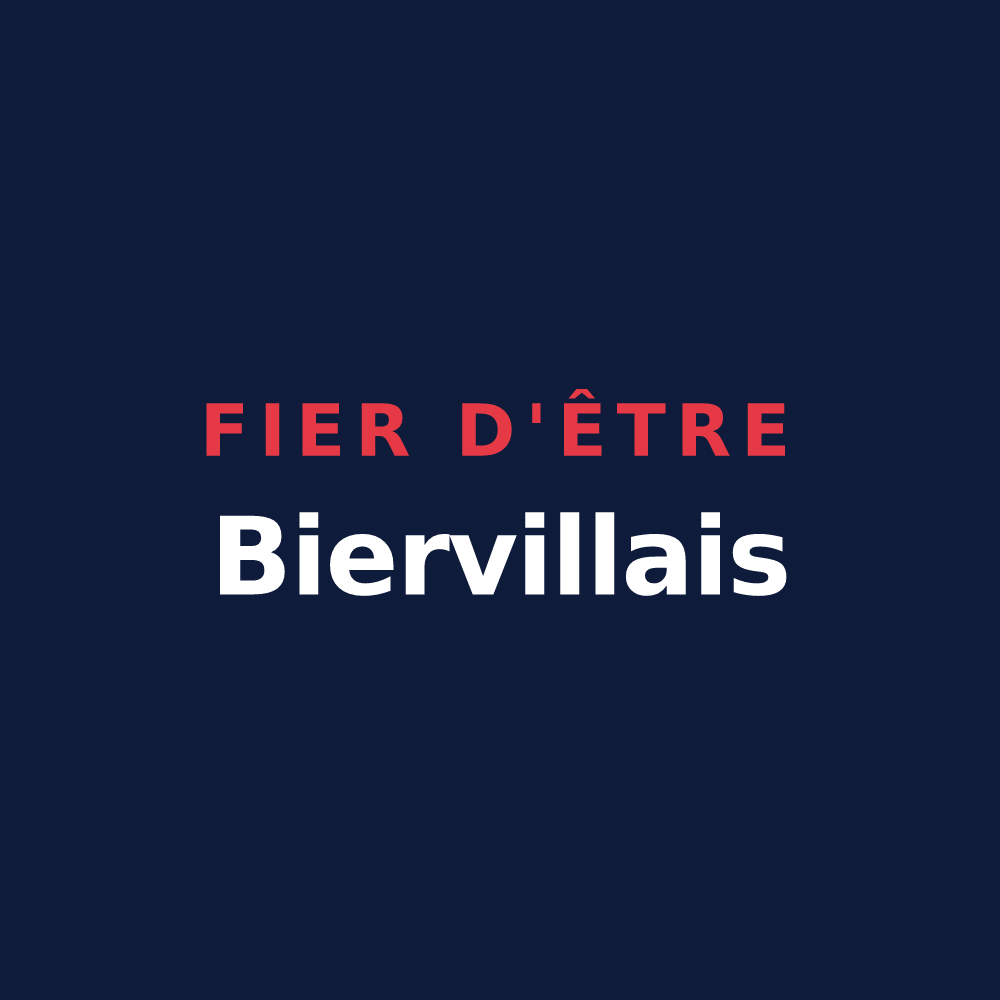 T-shirt « Fier d'être Biervillais » — design pour Bierville