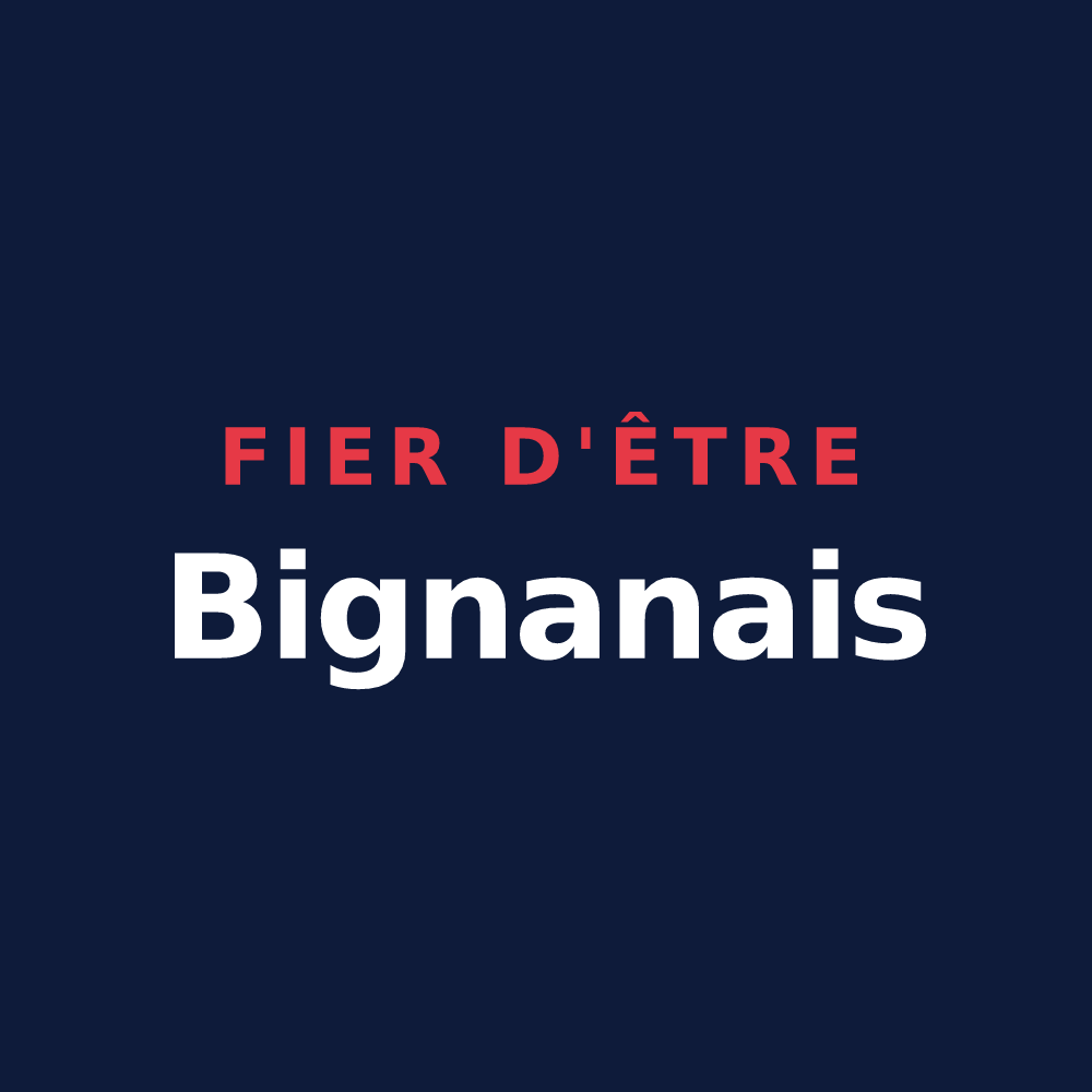 T-shirt « Fier d'être Bignanais » — design pour Bignan
