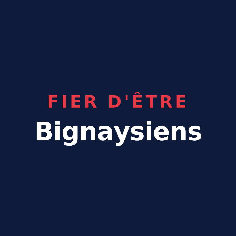 T-shirt « Fier d'être Bignaysiens » — design pour Bignay