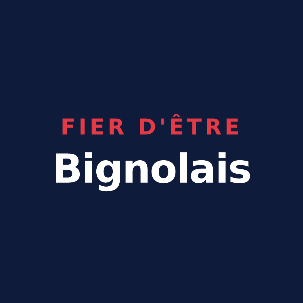 T-shirt « Fier d'être Bignolais » — design pour Bignoux