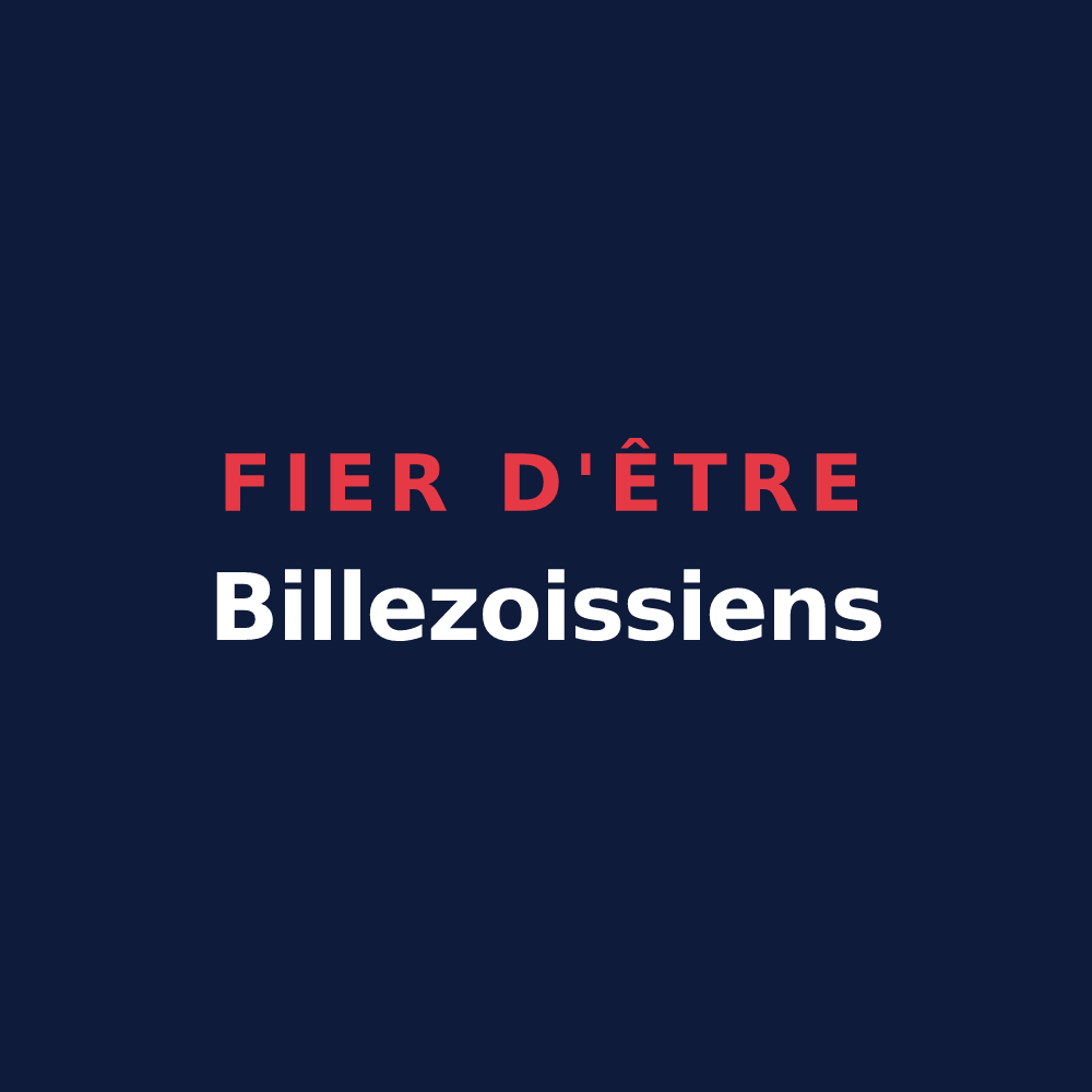 T-shirt « Fier d'être Billezoissiens » — design pour Billezois