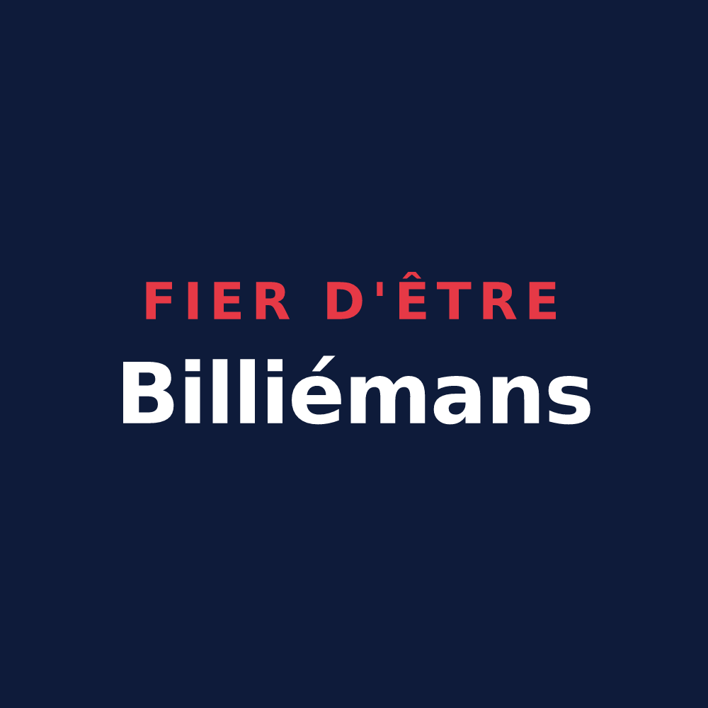 T-shirt « Fier d'être Billiémans » — design pour Billième