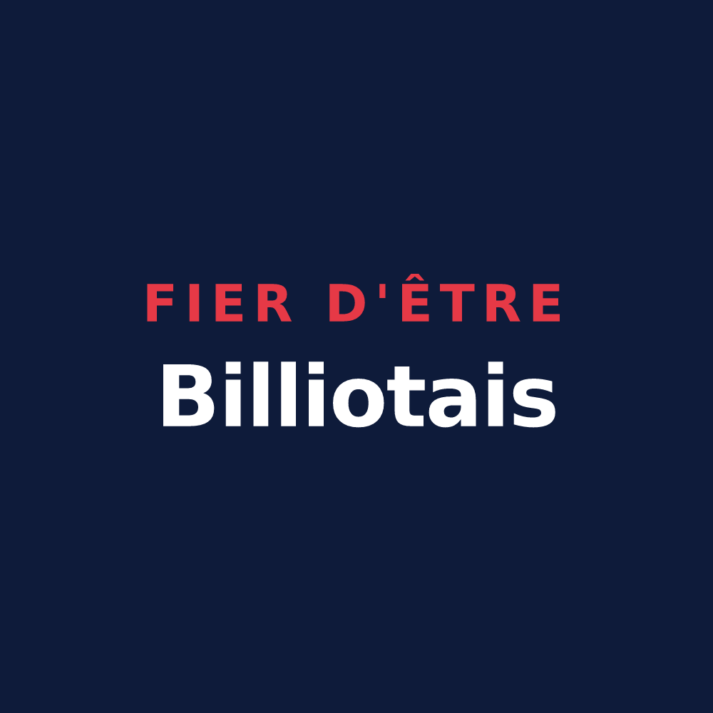 T-shirt « Fier d'être Billiotais » — design pour Billio
