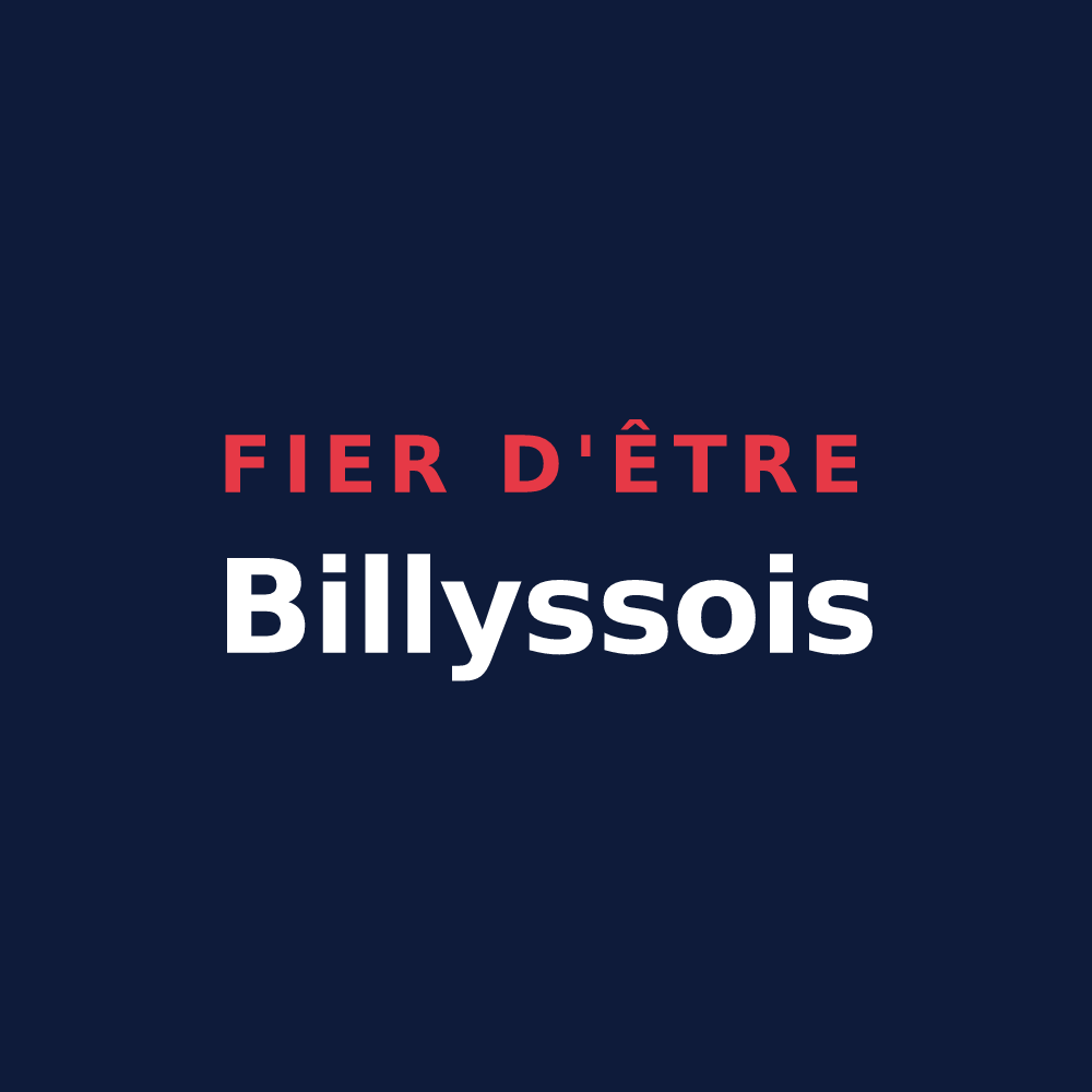 T-shirt « Fier d'être Billyssois » — design pour Billy