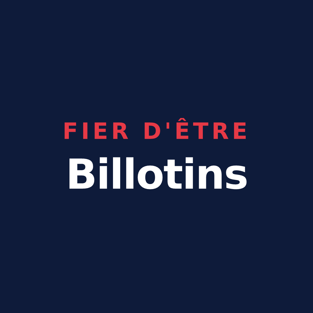 T-shirt « Fier d'être Billotins » — design pour Billy-le-Grand