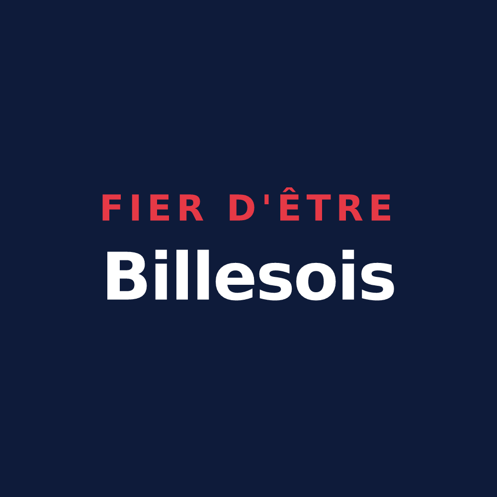 T-shirt « Fier d'être Billesois » — design pour Billy-sous-Mangiennes