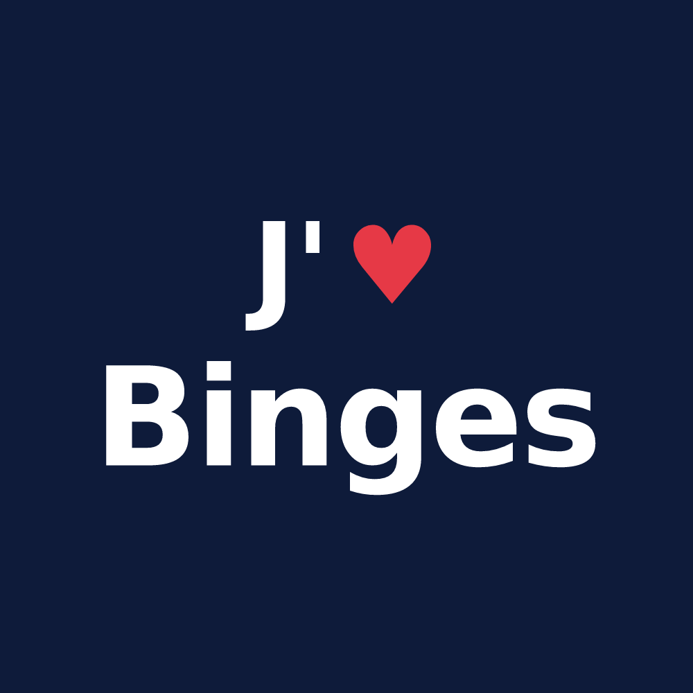 T-shirt personnalisé Binges — design J'aime Binges