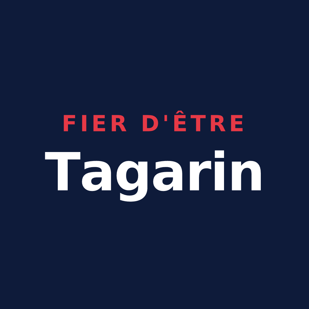 T-shirt « Fier d'être Tagarin » — design pour Binic-Étables-sur-Mer