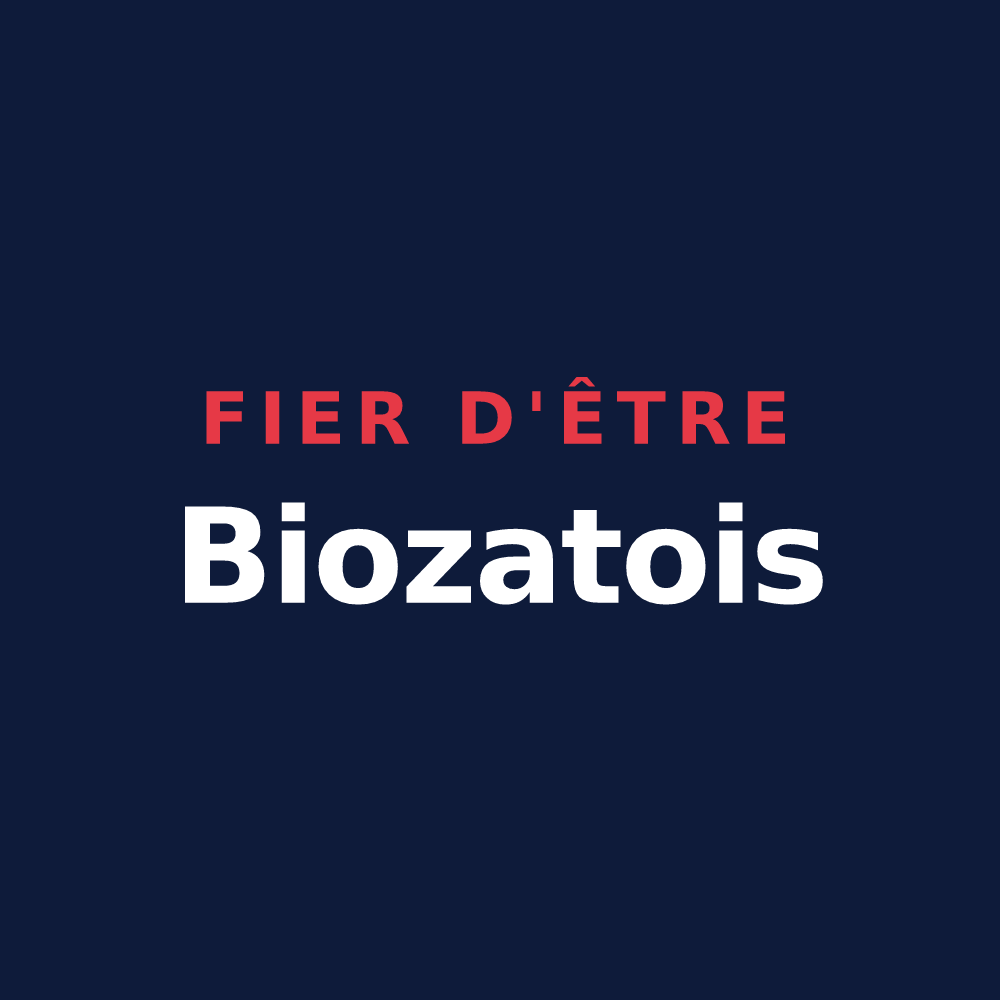 T-shirt « Fier d'être Biozatois » — design pour Biozat