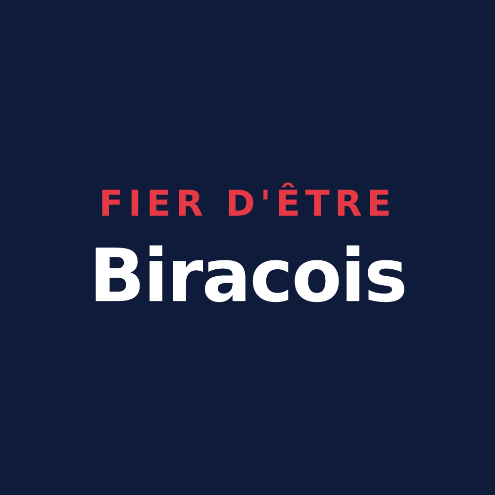 T-shirt « Fier d'être Biracois » — design pour Birac