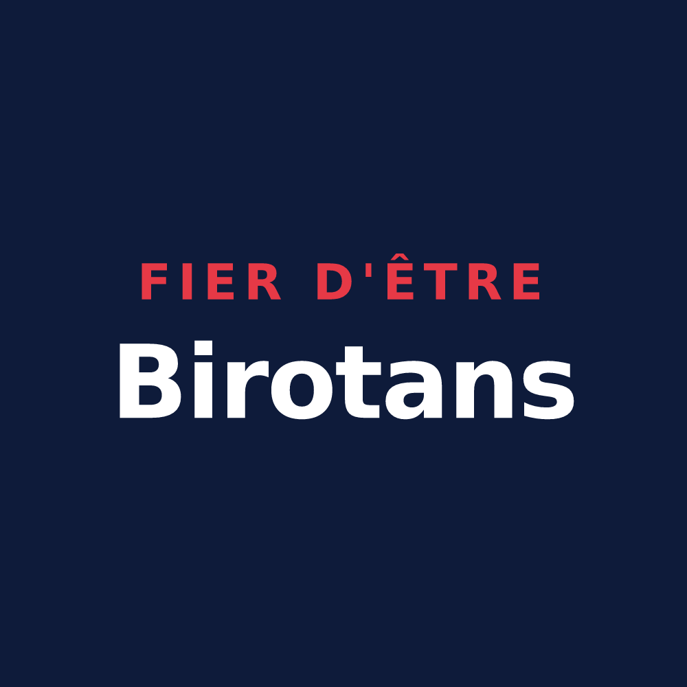 T-shirt « Fier d'être Birotans » — design pour Birieux