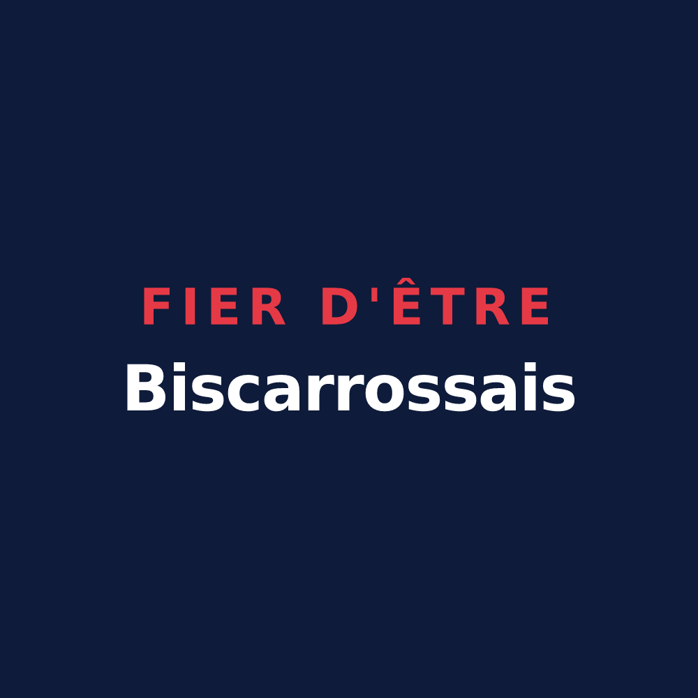 T-shirt « Fier d'être Biscarrossais » — design pour Biscarrosse