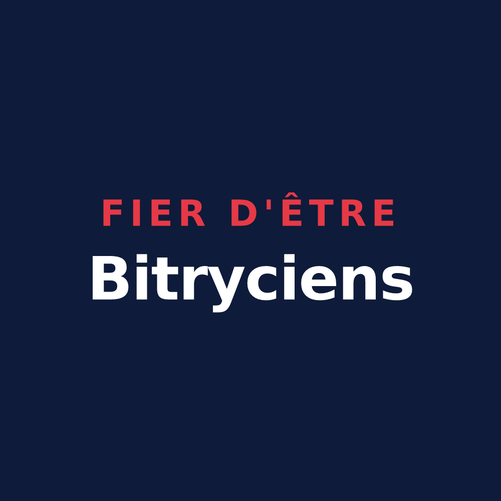 T-shirt « Fier d'être Bitryciens » — design pour Bitry