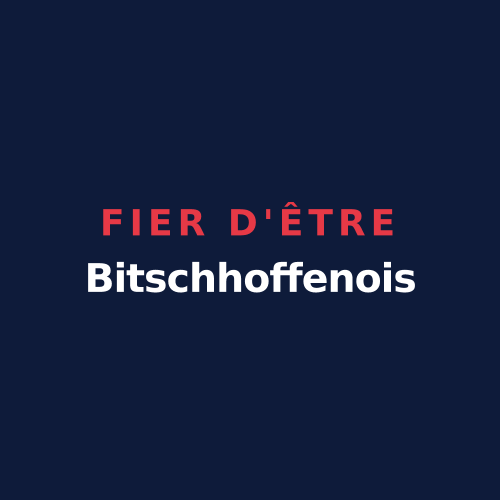 T-shirt « Fier d'être Bitschhoffenois » — design pour Bitschhoffen