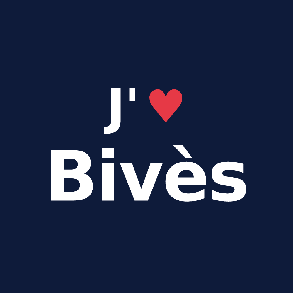 T-shirt personnalisé Bivès — design J'aime Bivès