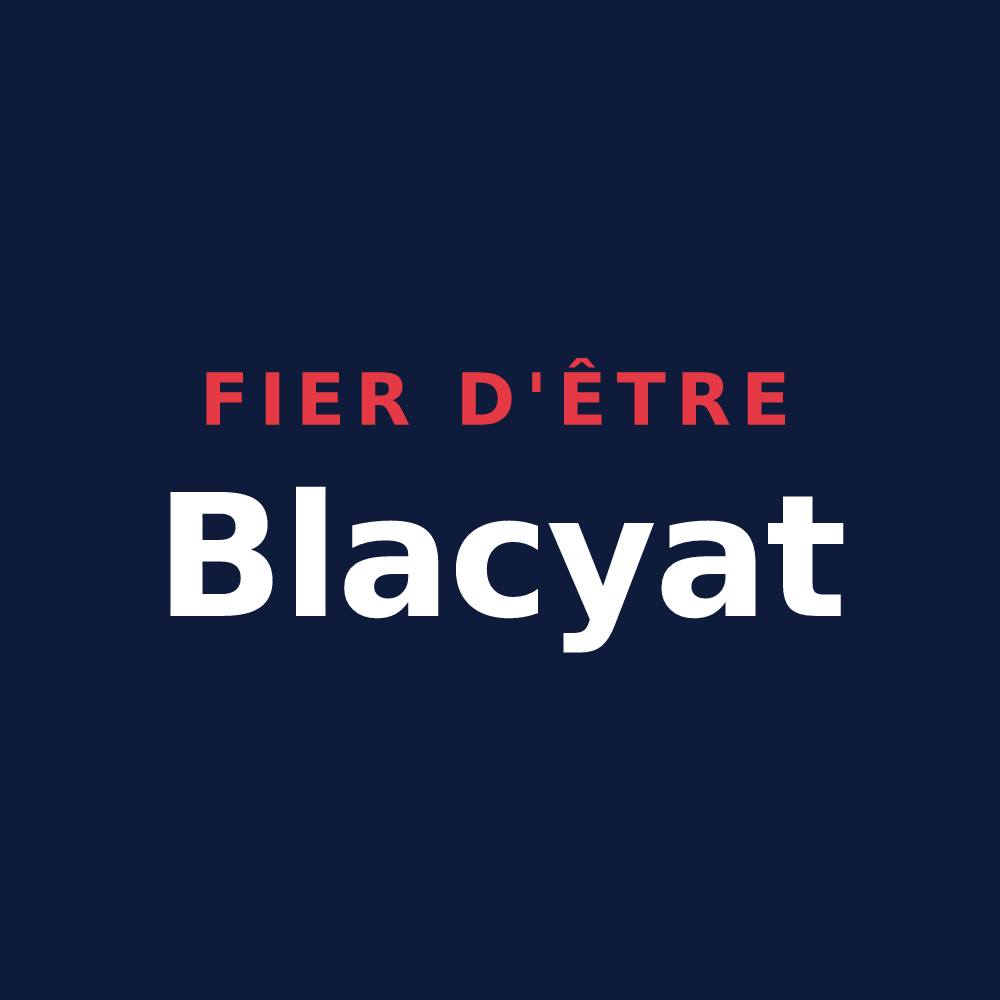 T-shirt « Fier d'être Blacyat » — design pour Blacy