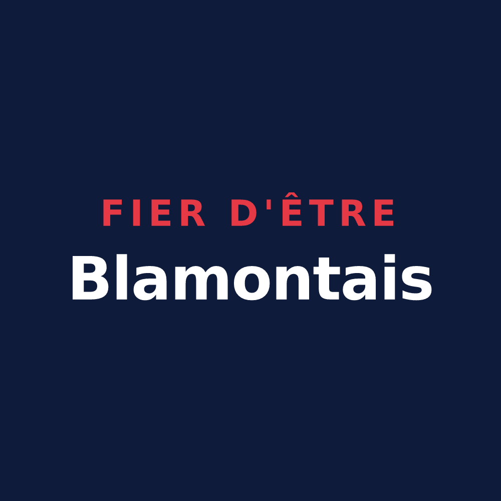 T-shirt « Fier d'être Blamontais » — design pour Blamont