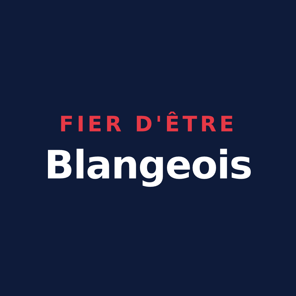 T-shirt « Fier d'être Blangeois » — design pour Blangy-sur-Bresle