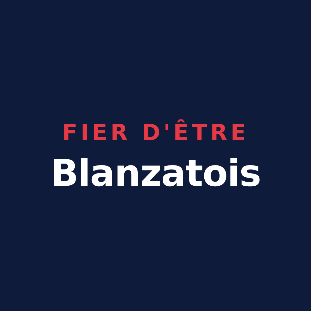 T-shirt « Fier d'être Blanzatois » — design pour Blanzat