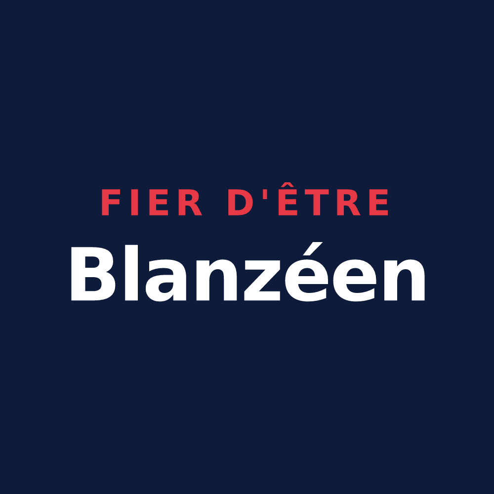 T-shirt « Fier d'être Blanzéen » — design pour Blanzay