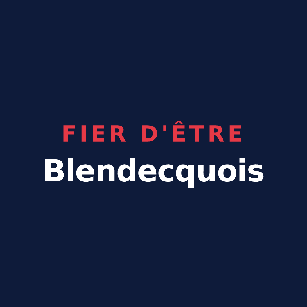 T-shirt « Fier d'être Blendecquois » — design pour Blendecques