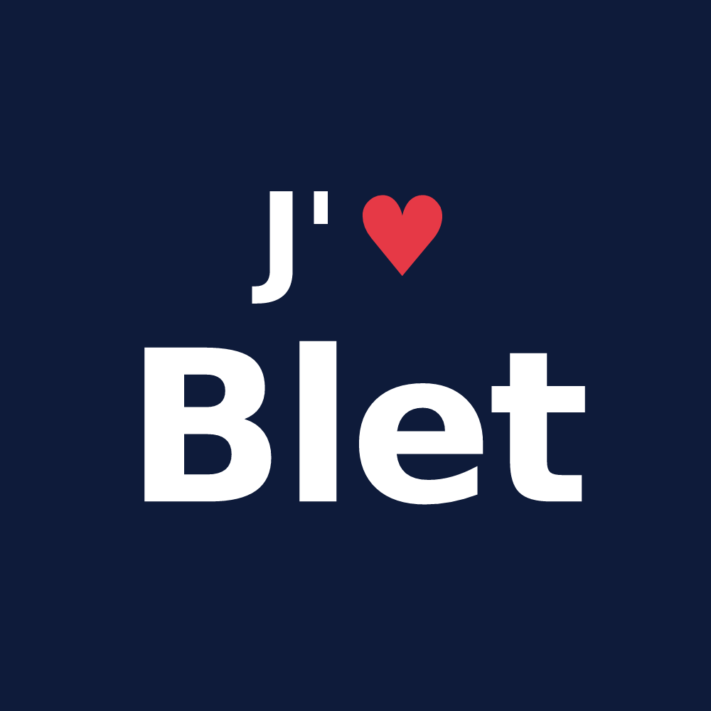 T-shirt personnalisé Blet — design J'aime Blet