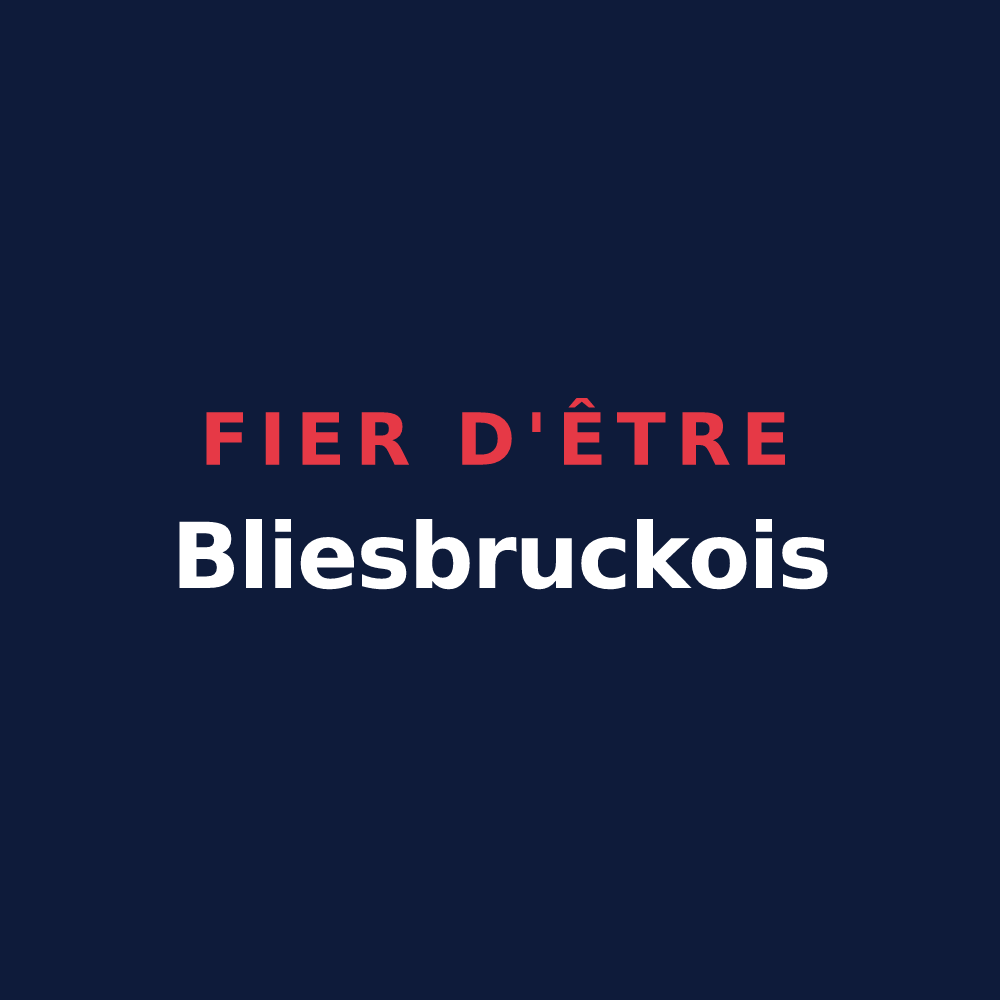 T-shirt « Fier d'être Bliesbruckois » — design pour Bliesbruck