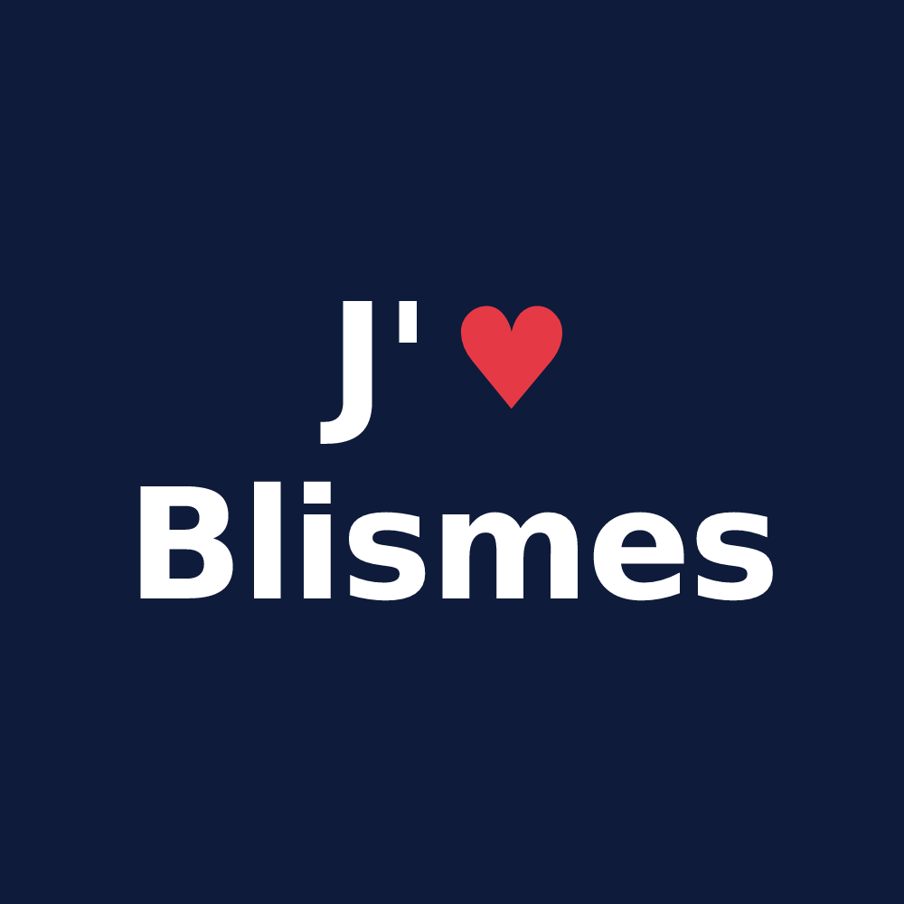 T-shirt personnalisé Blismes — design J'aime Blismes