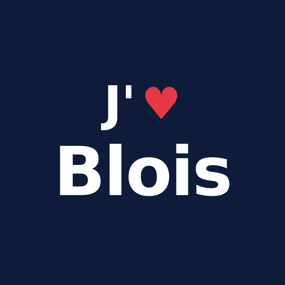T-shirt personnalisé Blois — design J'aime Blois
