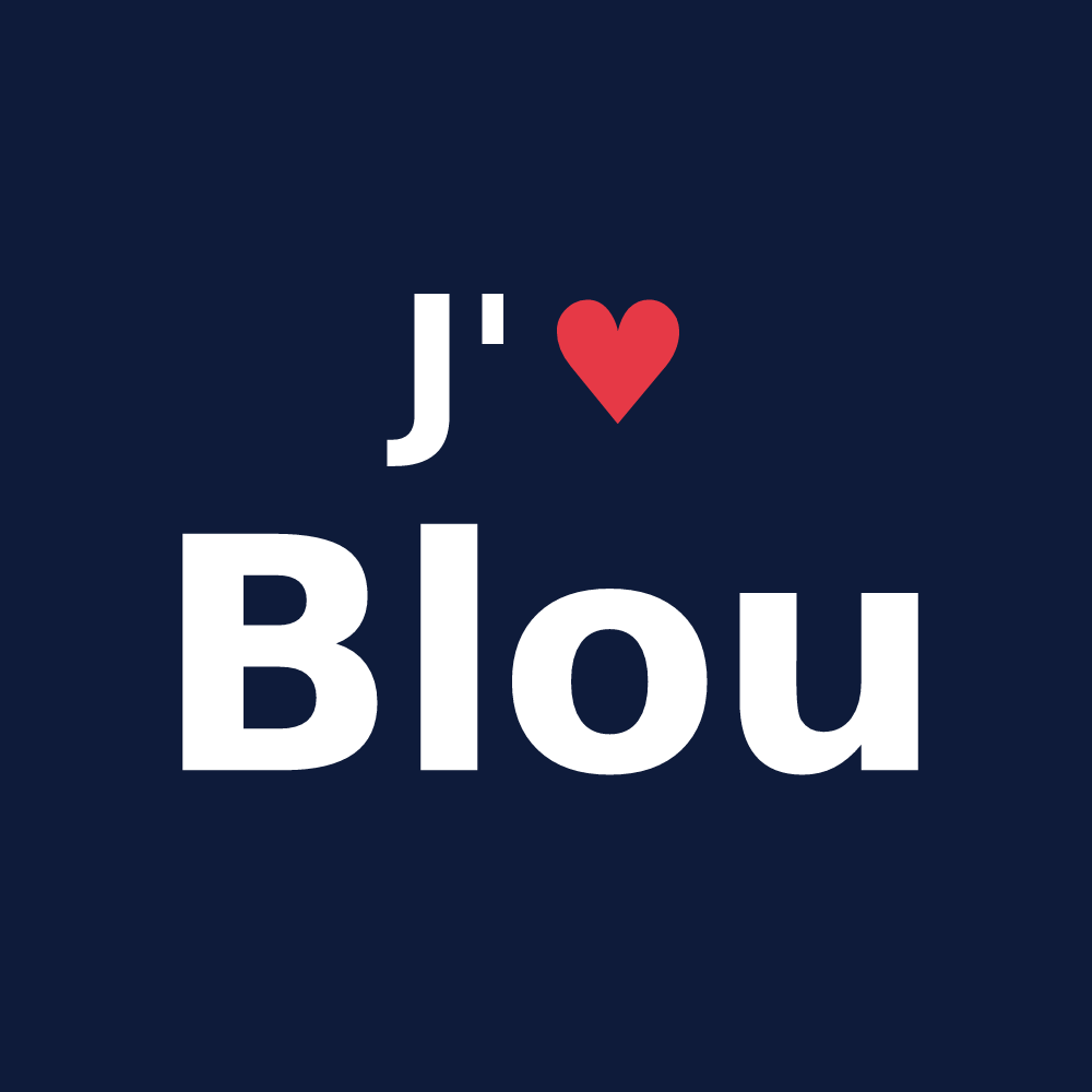 T-shirt personnalisé Blou — design J'aime Blou