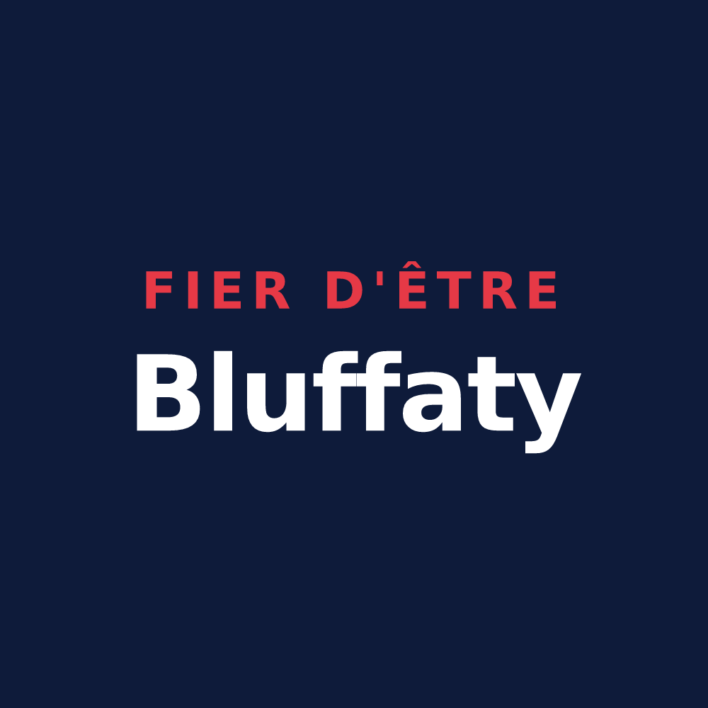 T-shirt « Fier d'être Bluffaty » — design pour Bluffy