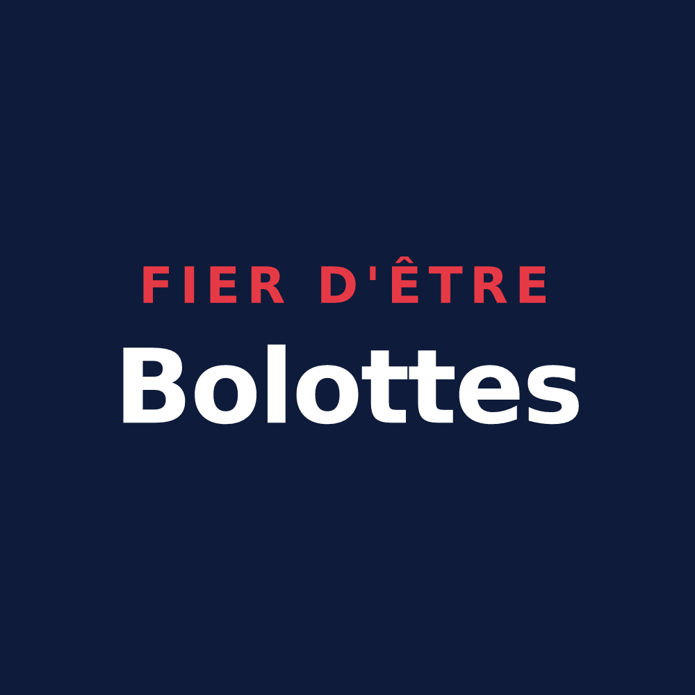 T-shirt « Fier d'être Bolottes » — design pour Blussangeaux