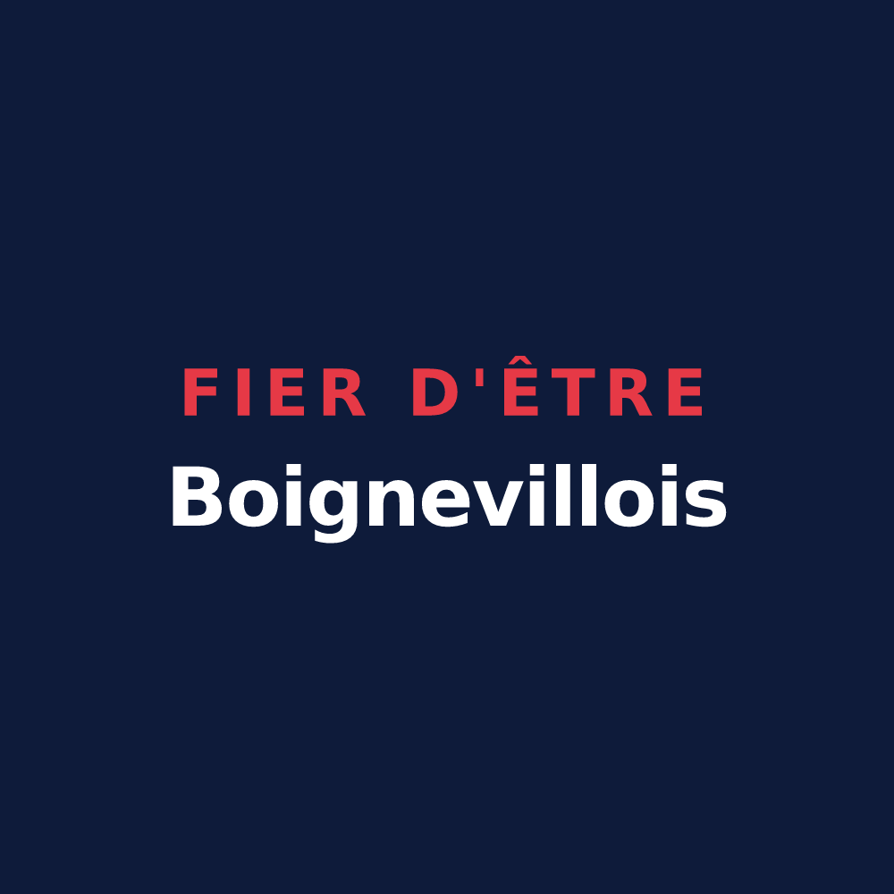 T-shirt « Fier d'être Boignevillois » — design pour Boigneville